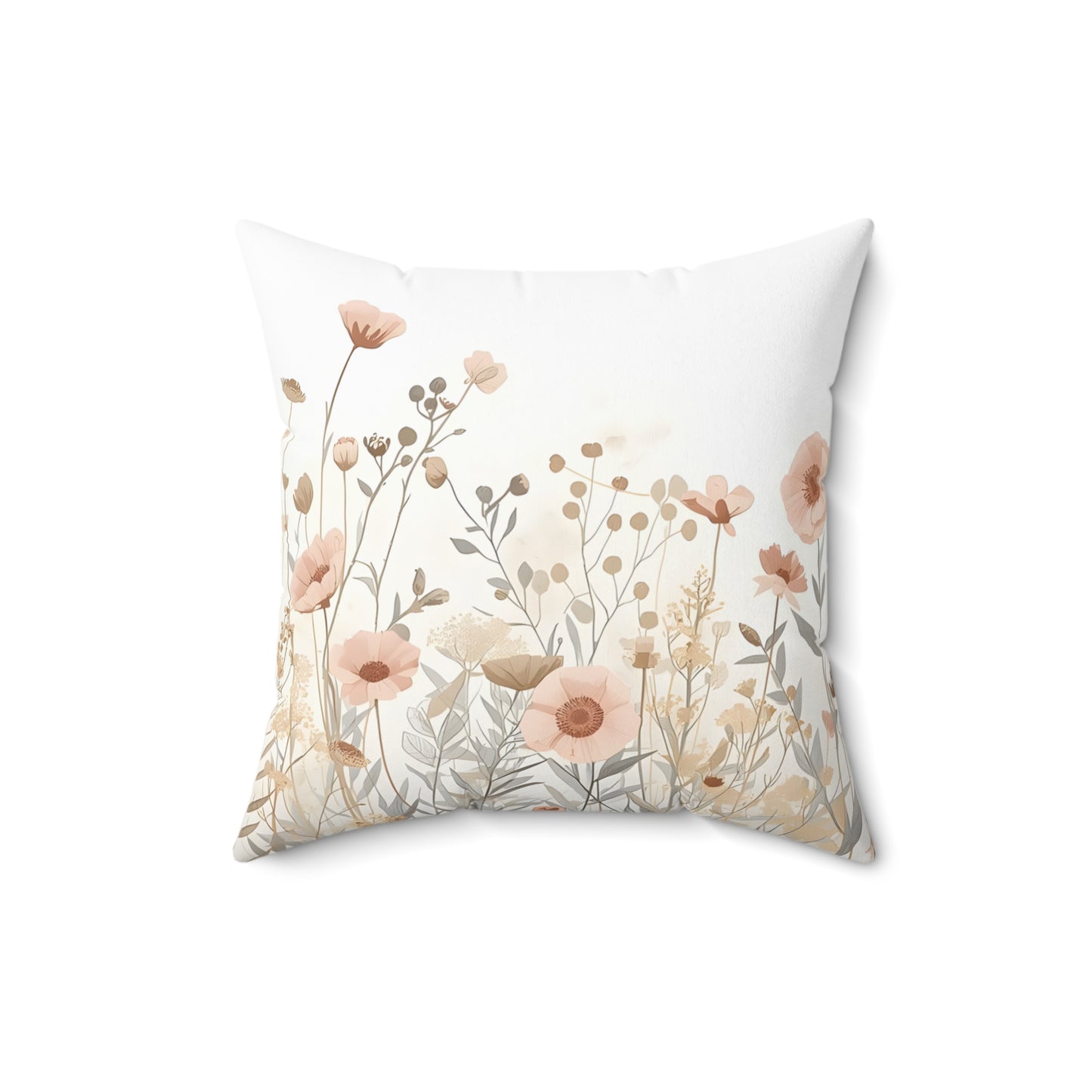 Quiet Botanicals Soft Wildflower Throw Pillow