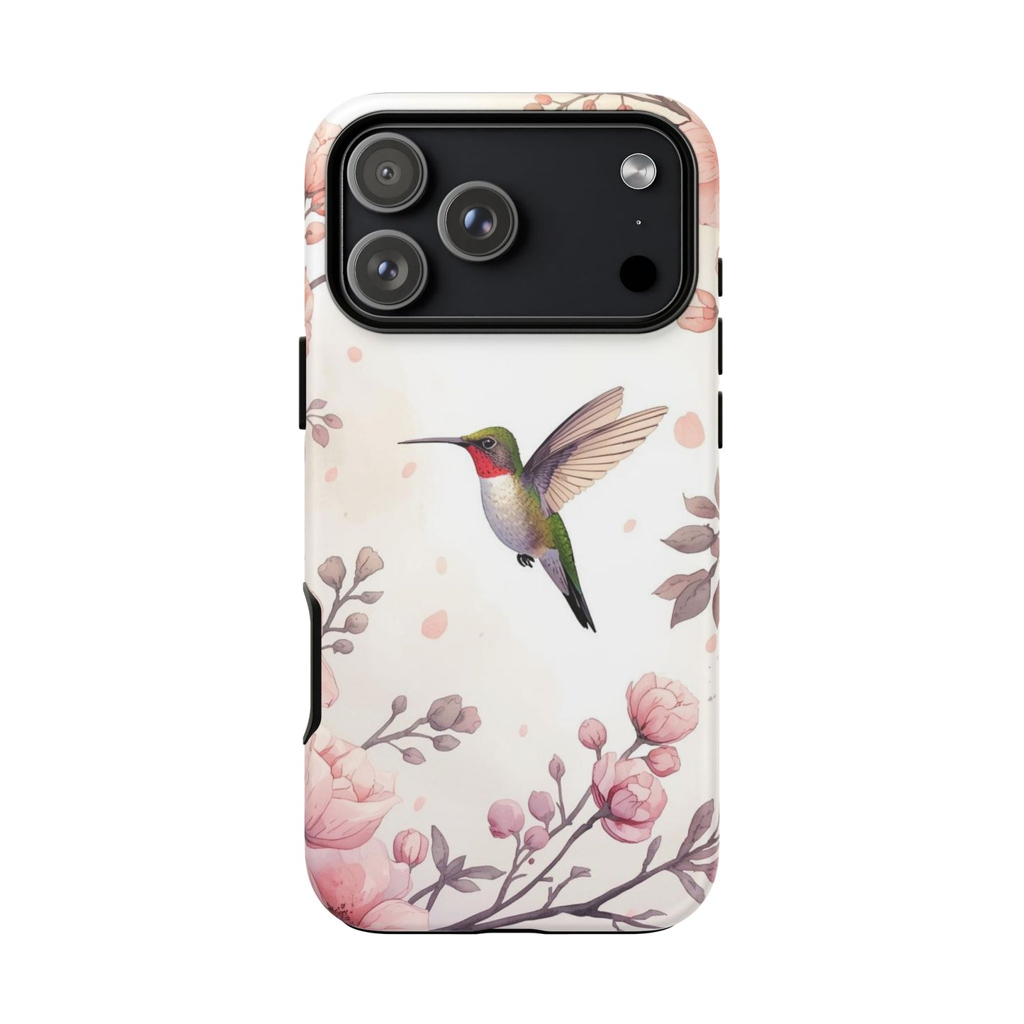 Hummingbird in Bloom Tough Protective iPhone Case