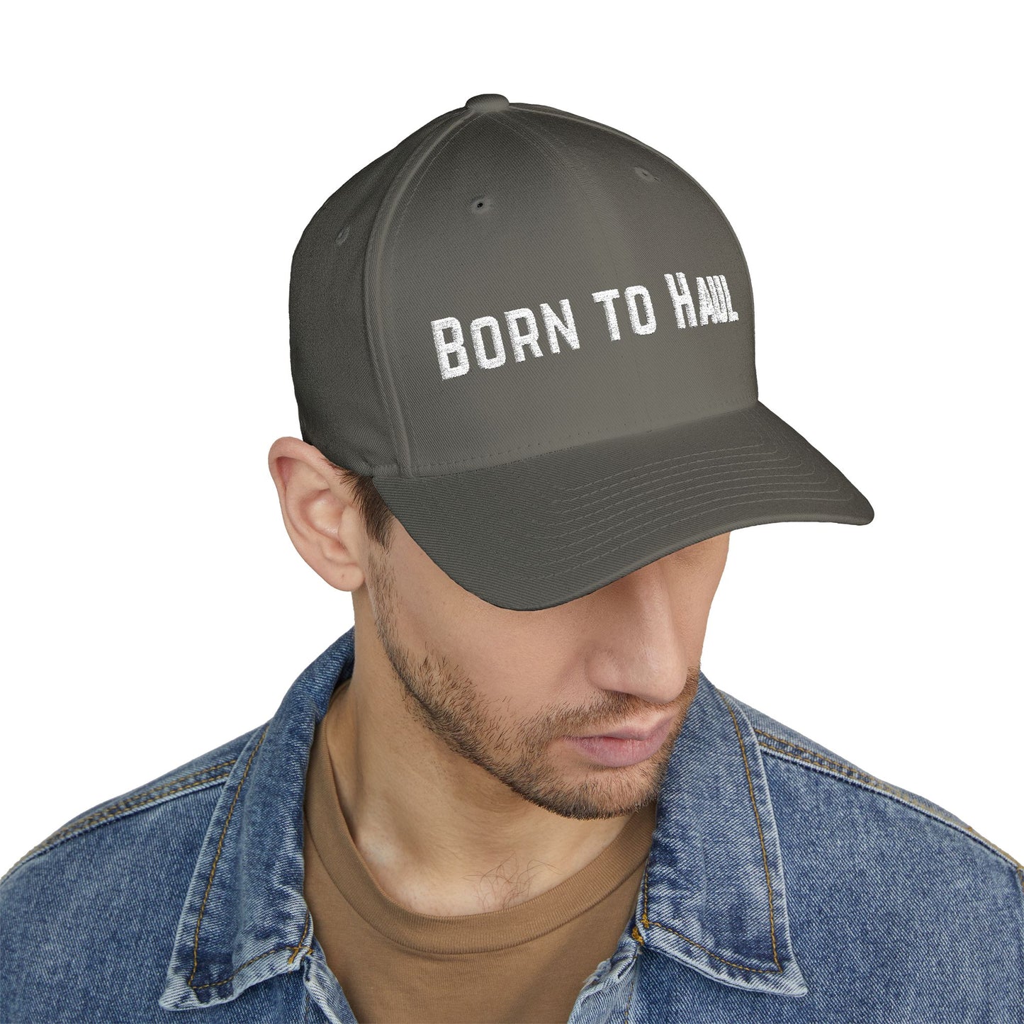 Born to Haul Embroidered Classic Trucker Cap for Men