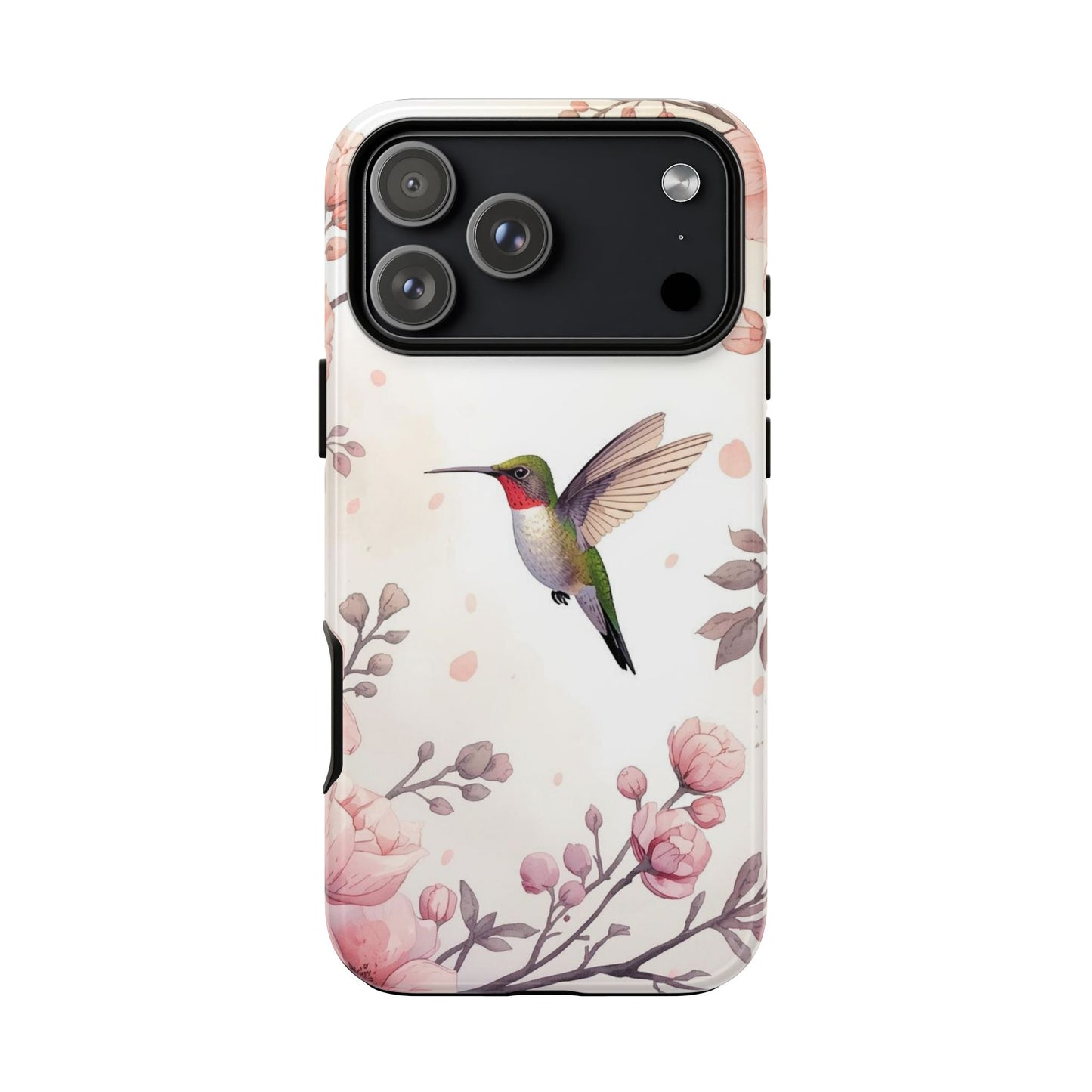 Hummingbird in Bloom Tough Protective iPhone Case