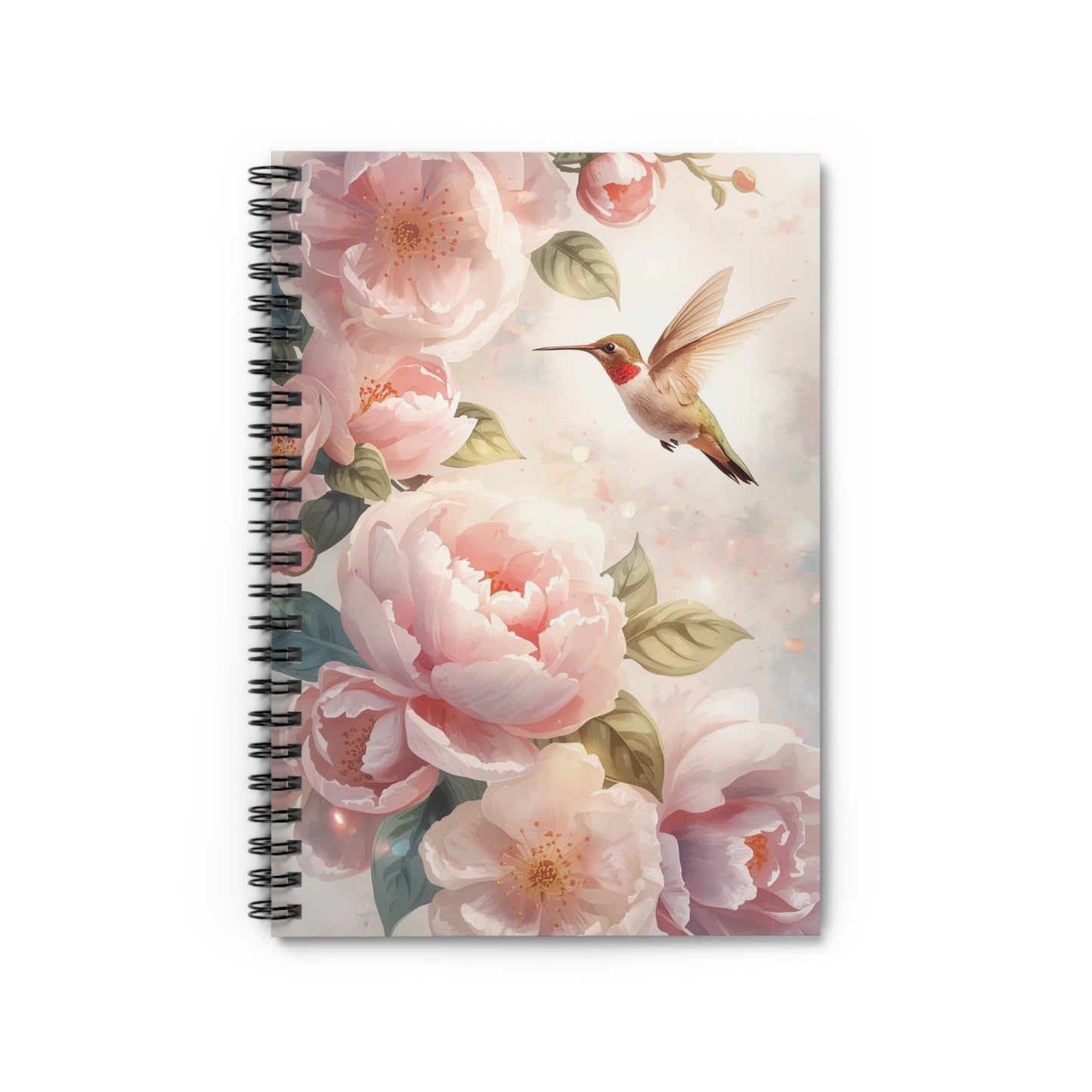 Hummingbird Garden Notebook – Soft Watercolor Nature Journal