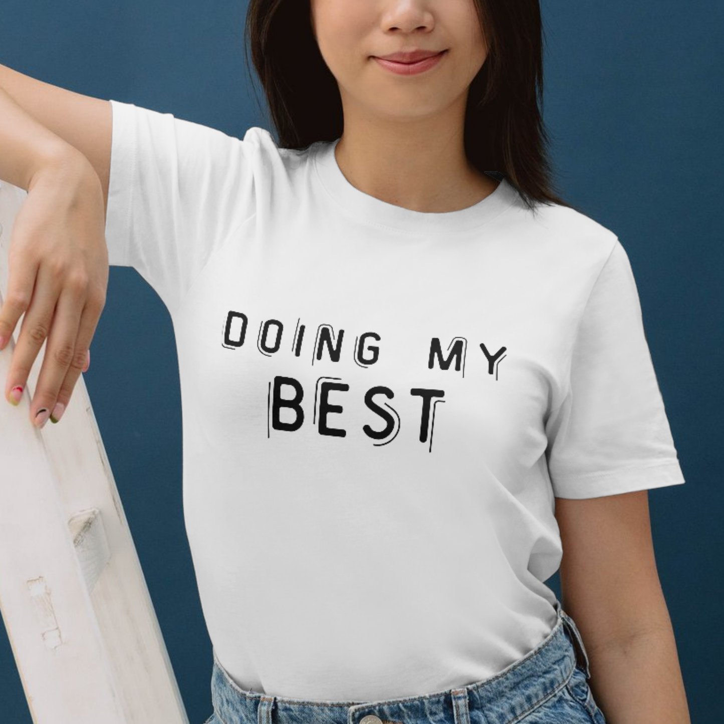 Doing My Best - Minimalist Unisex T-Shirt | Casual Motivational Tee