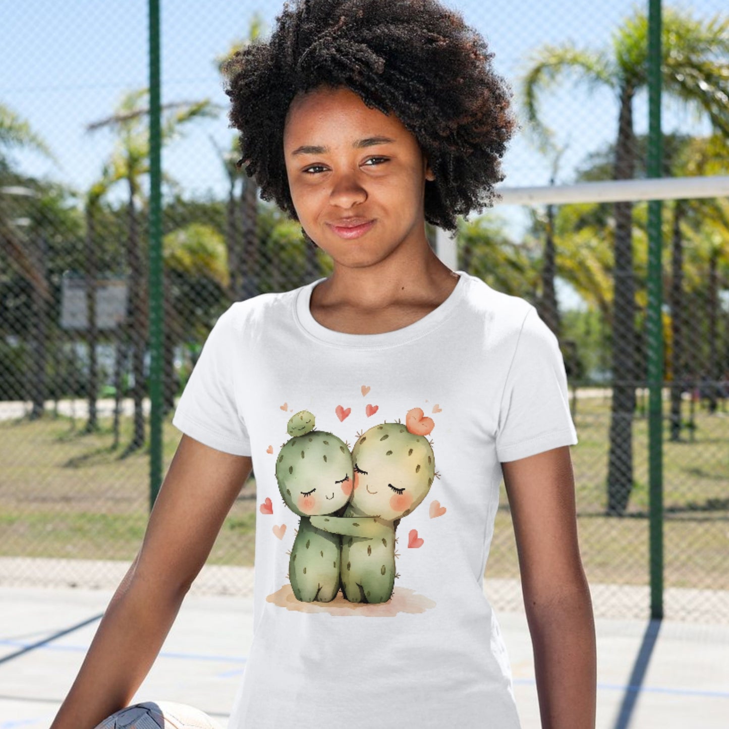 So In Love – Cute Cactus Valentine T-Shirt