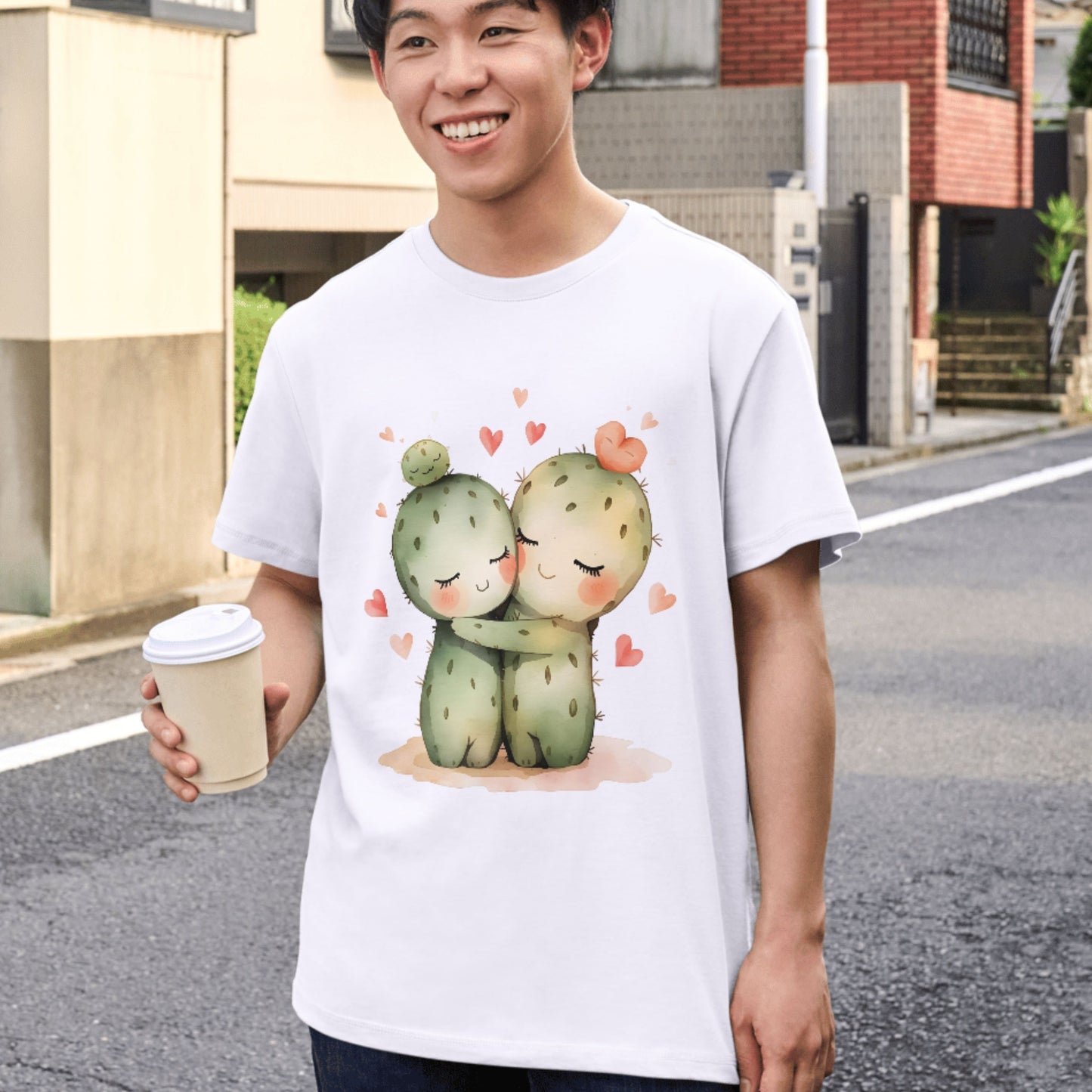 So In Love – Cute Cactus Valentine T-Shirt