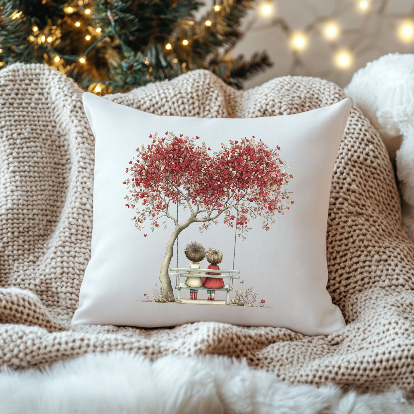 Together Always Romantic Couple Valentine Pillow