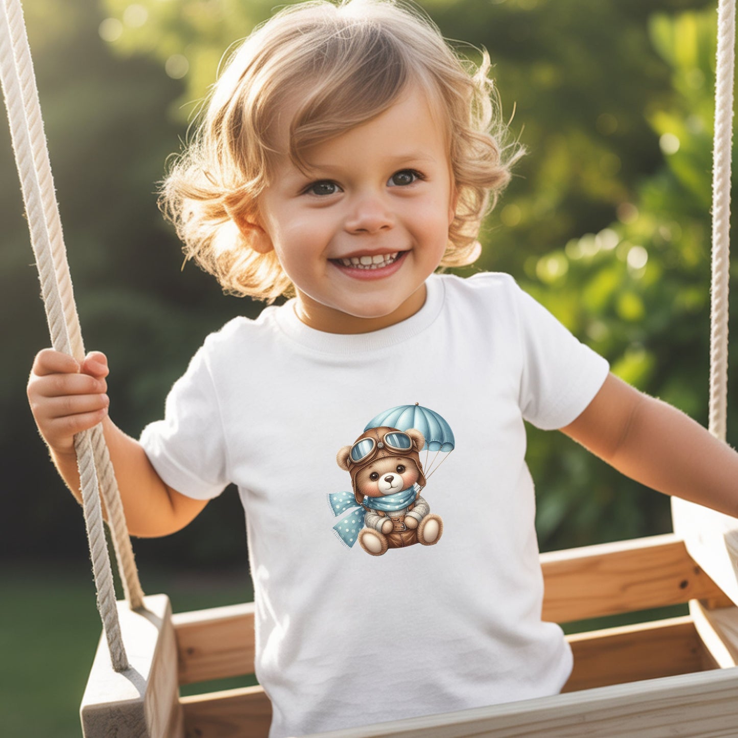Sky Explorer Bear Toddler T-Shirt (2-5 years)