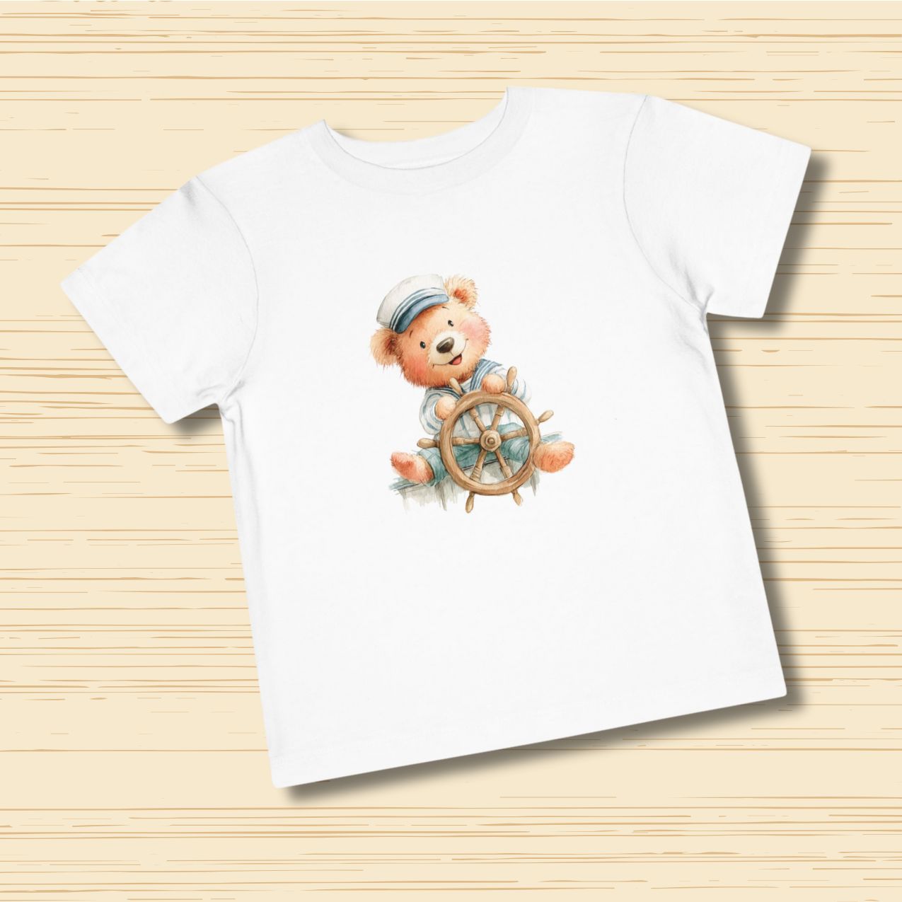 Captain Bear at the Helm Toddler T-Shirt (2-5 years)