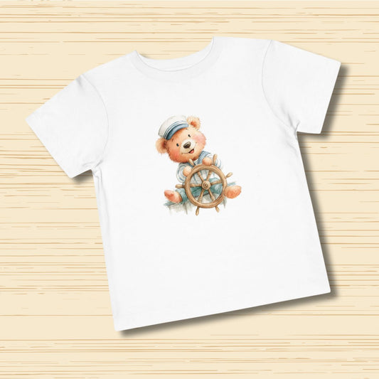 Captain Bear at the Helm Toddler T-Shirt (2-5 years)