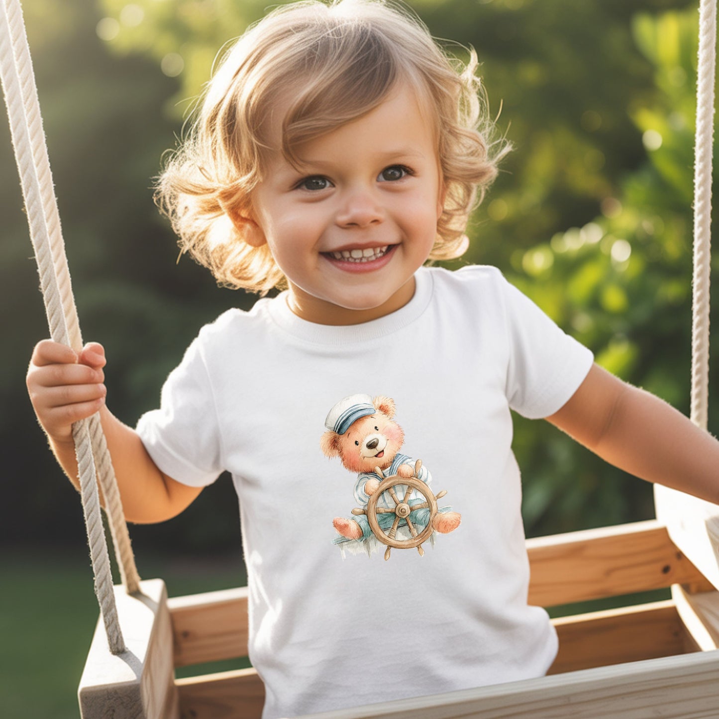 Captain Bear at the Helm Toddler T-Shirt (2-5 years)