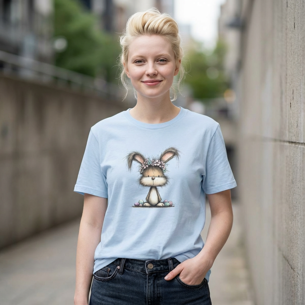 Easter Bunny T-Shirt – Cute Spring Bunny Illustration