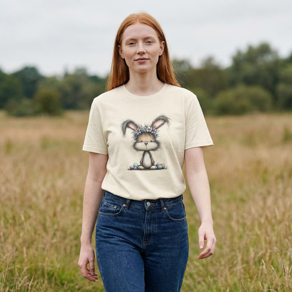 Easter Bunny T-Shirt – Cute Spring Bunny Illustration