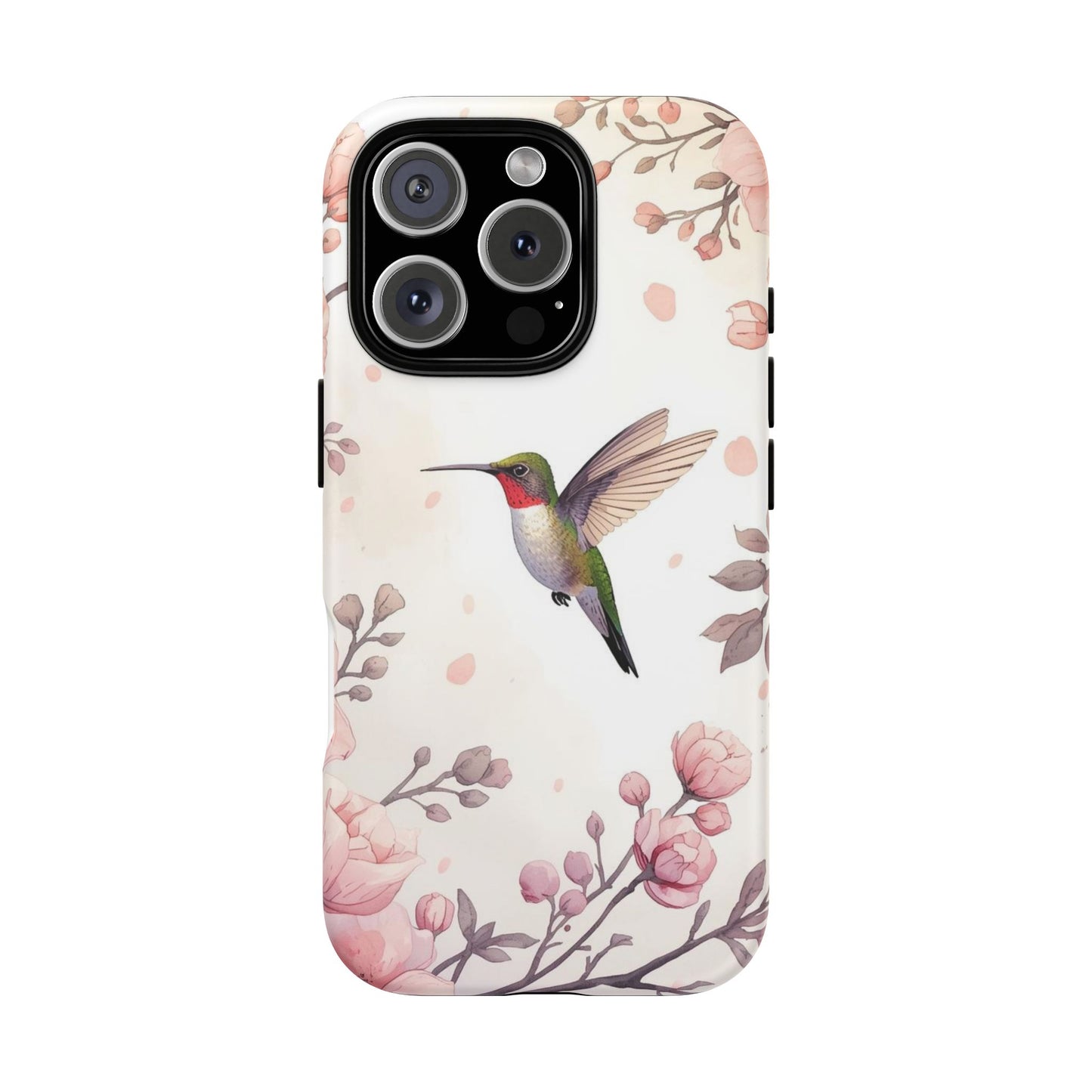 Hummingbird in Bloom Tough Protective iPhone Case