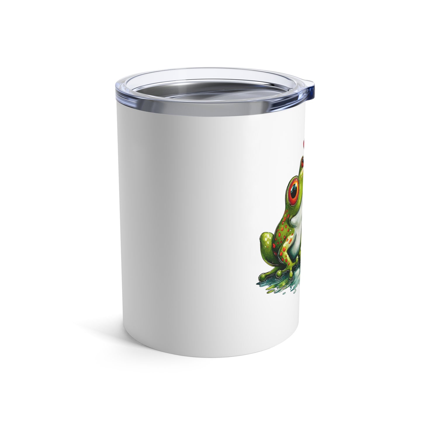 Toadally in Love Frog Romance Stainless Steel Tumbler 10oz Insulated Travel Mug