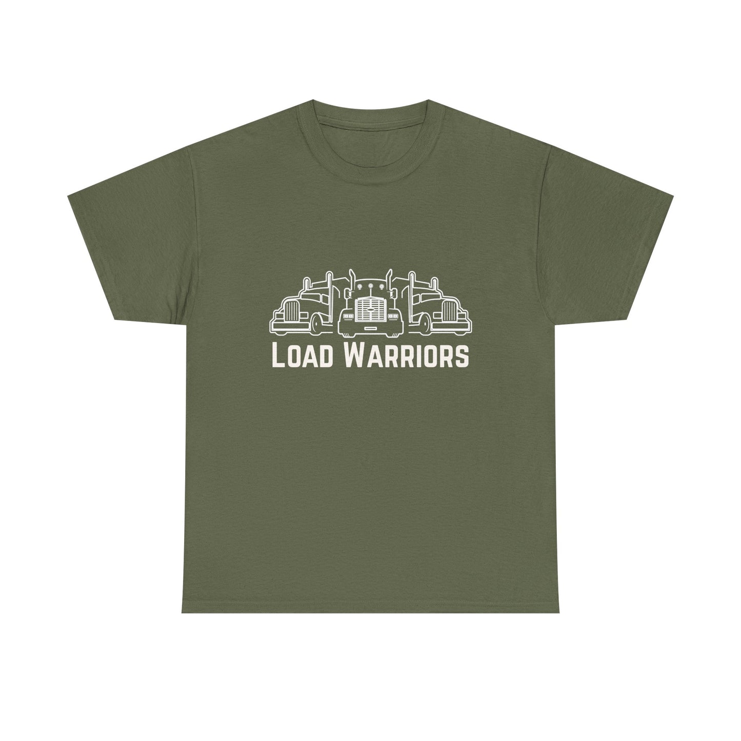 Load Warriors Trucker T-Shirt Graphic Tee for Truckers & Road Lovers