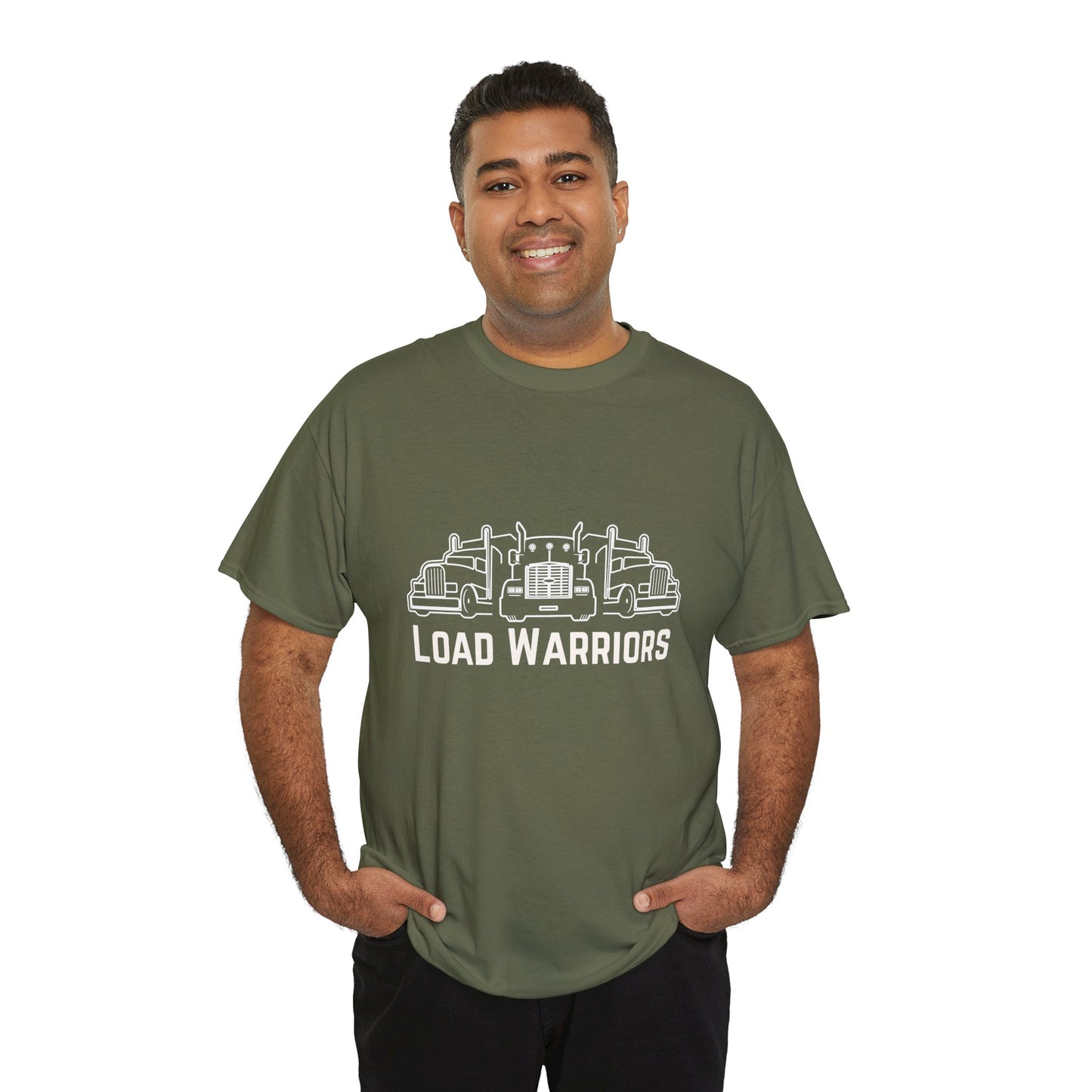 Load Warriors Trucker T-Shirt Graphic Tee for Truckers & Road Lovers