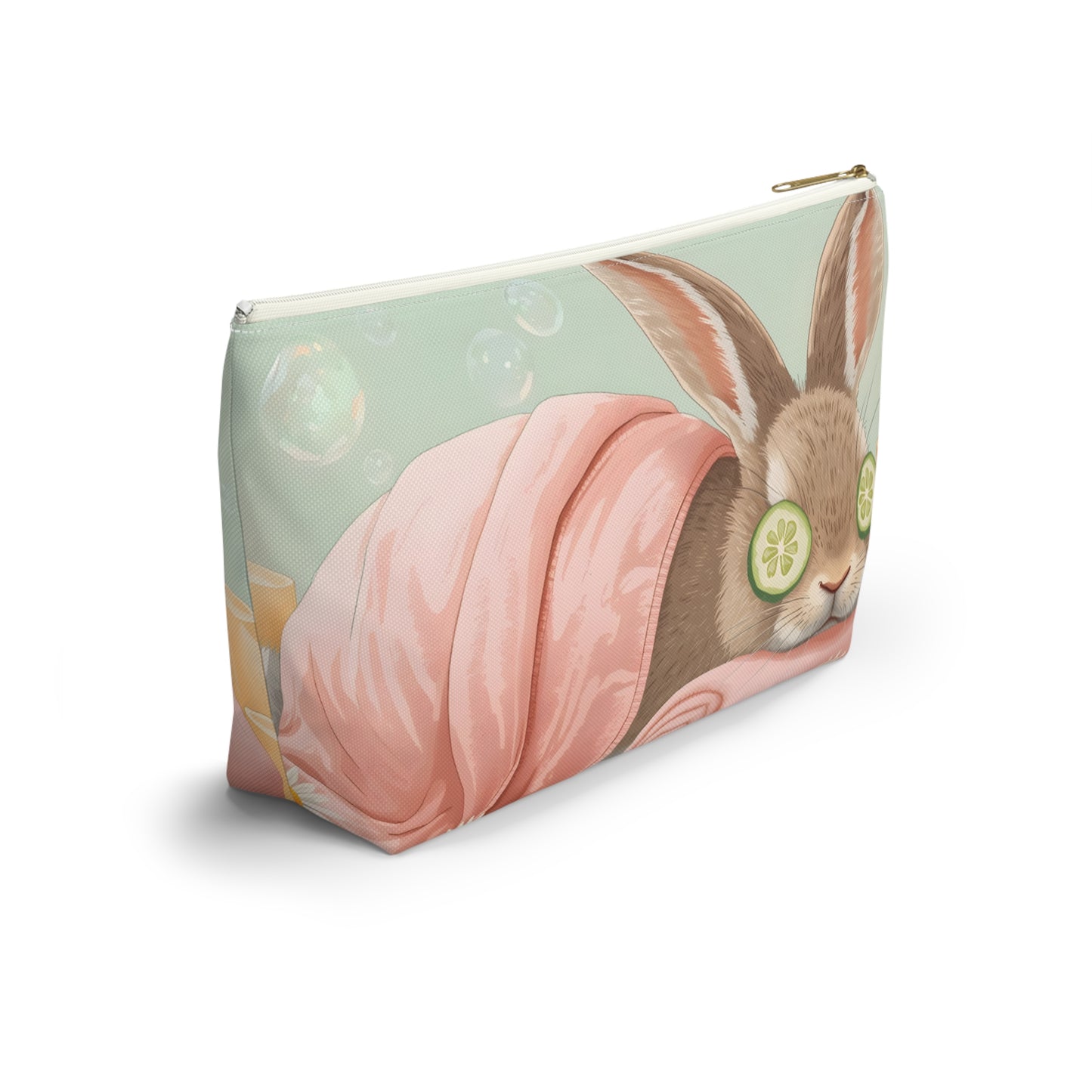 Bunny Spa Bliss Cosmetic Pouch | Cute Makeup Bag