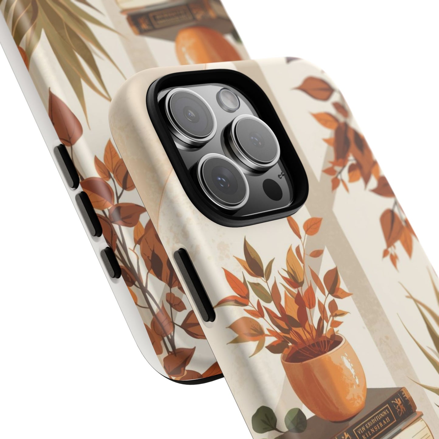 Cozy Books, Plants & Coffee Tough Protective iPhone Case