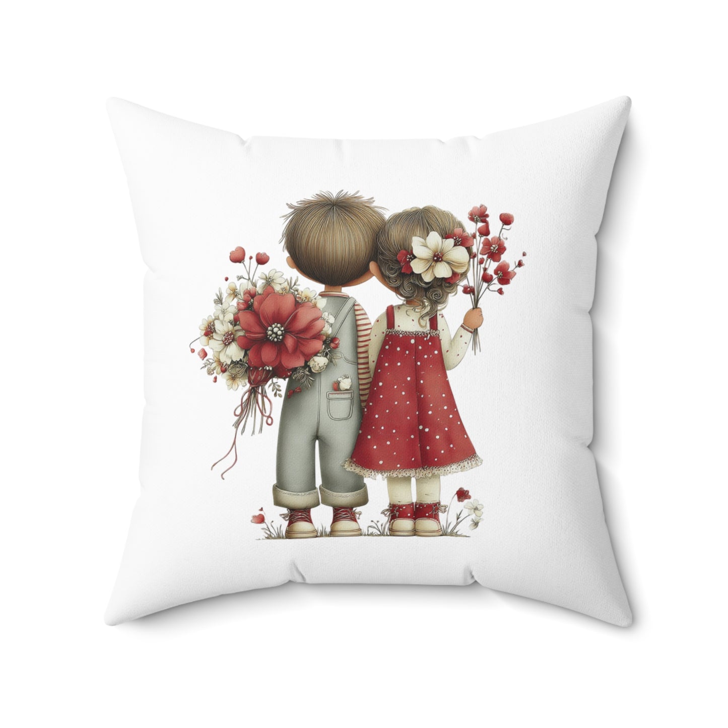 Forever Us Sweetheart Couple Valentine Pillow