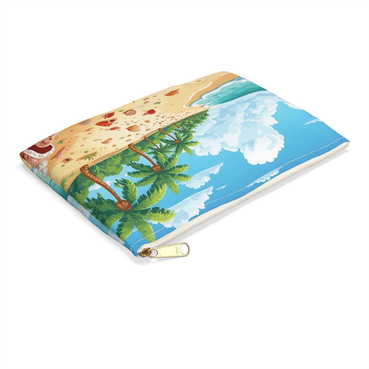 Palm Cove Dreams – Tropical Shoreline Travel Pouch