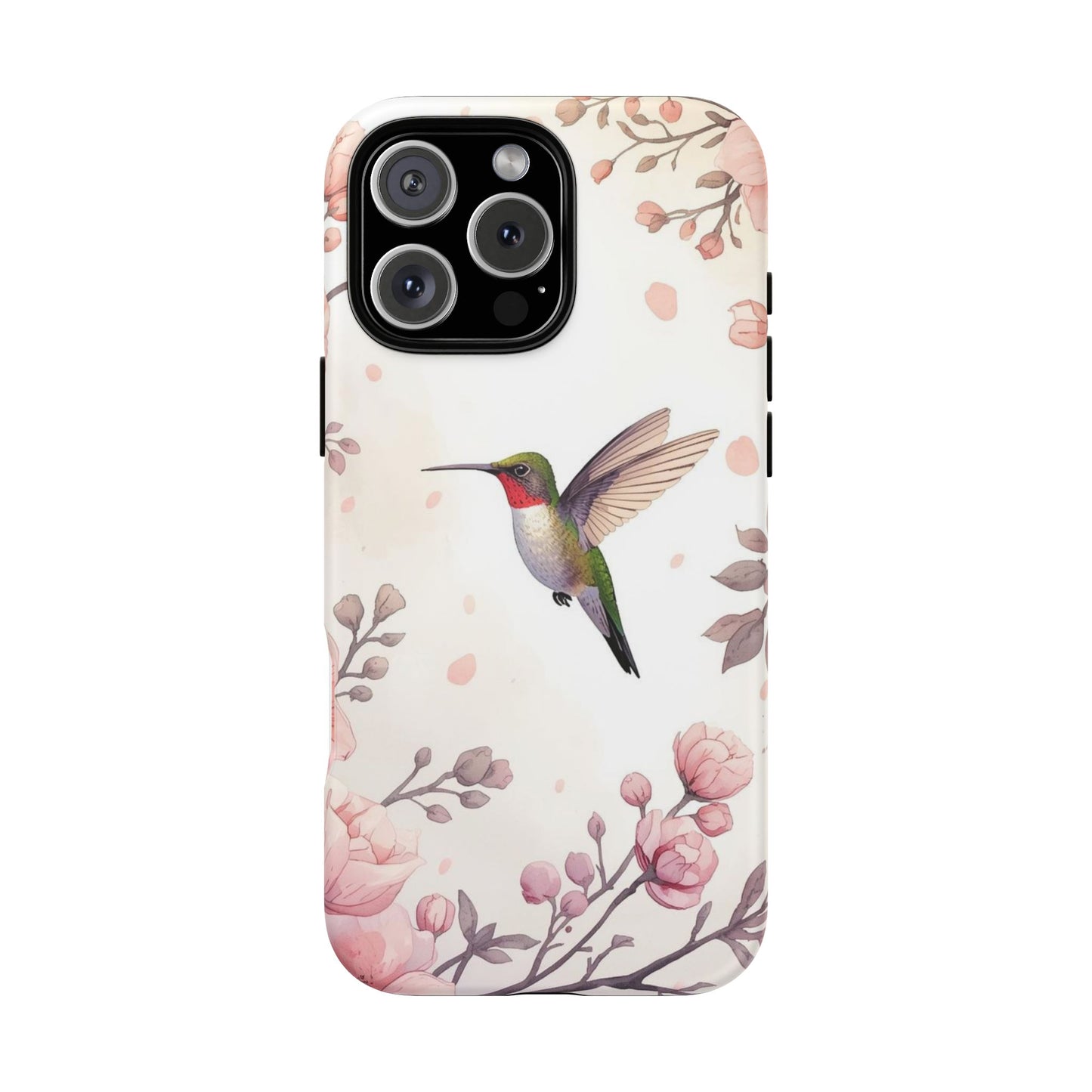 Hummingbird in Bloom Tough Protective iPhone Case
