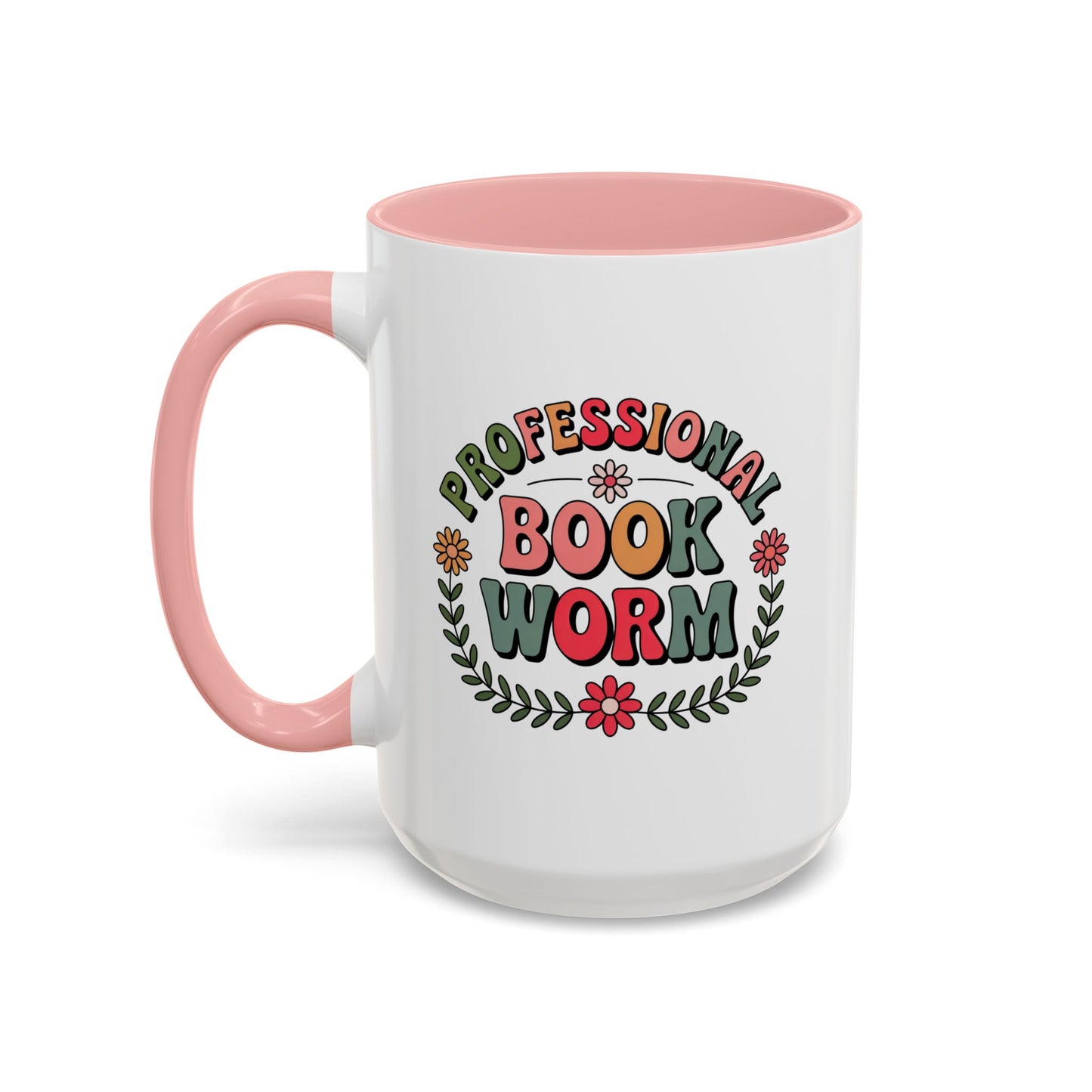 Professional Book Worm | Accent Mug Coffee Cup (11/15oz)