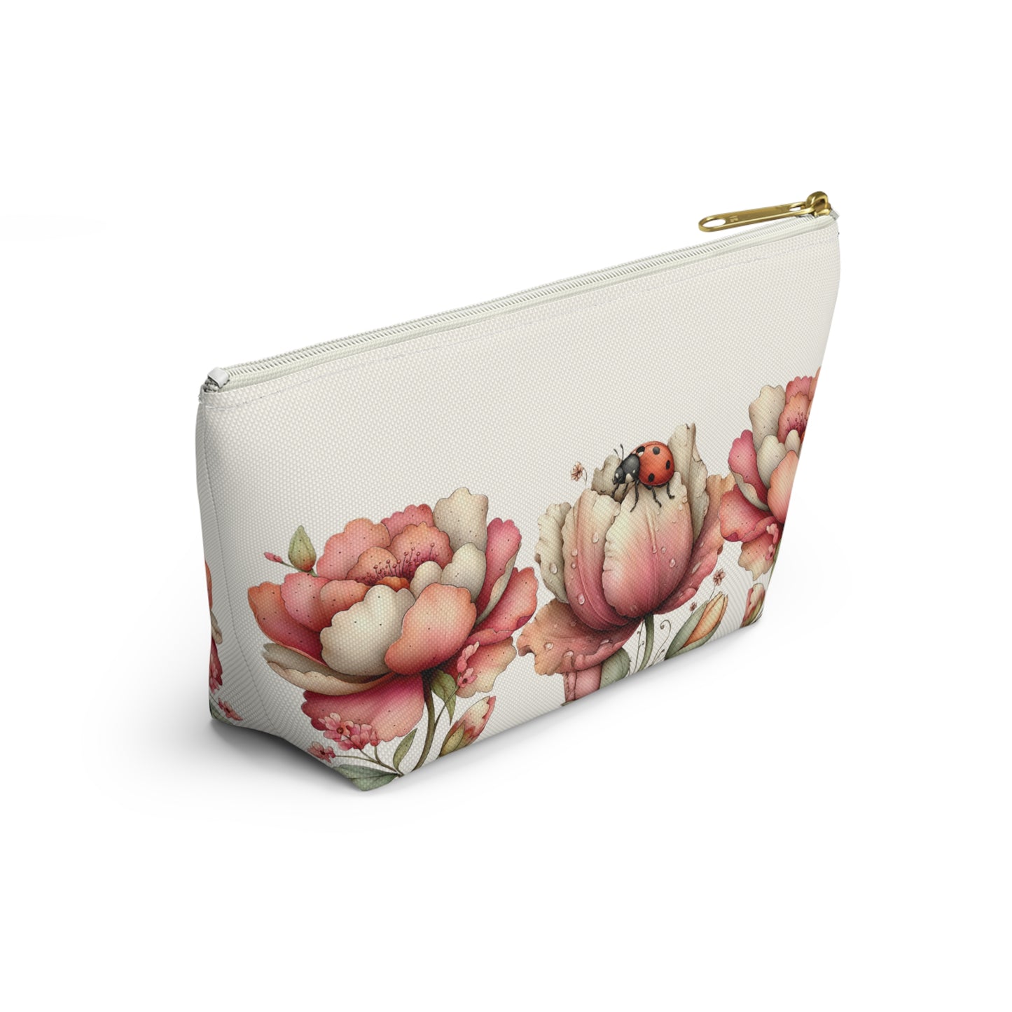 Blossom & Love Romantic Floral Valentine Makeup Bag Cosmetic Pouch
