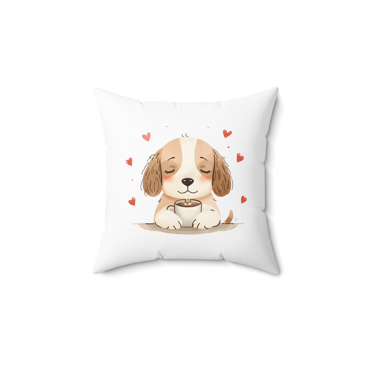 Cute Puppy Throw Pillow Dog Lovers Gift
