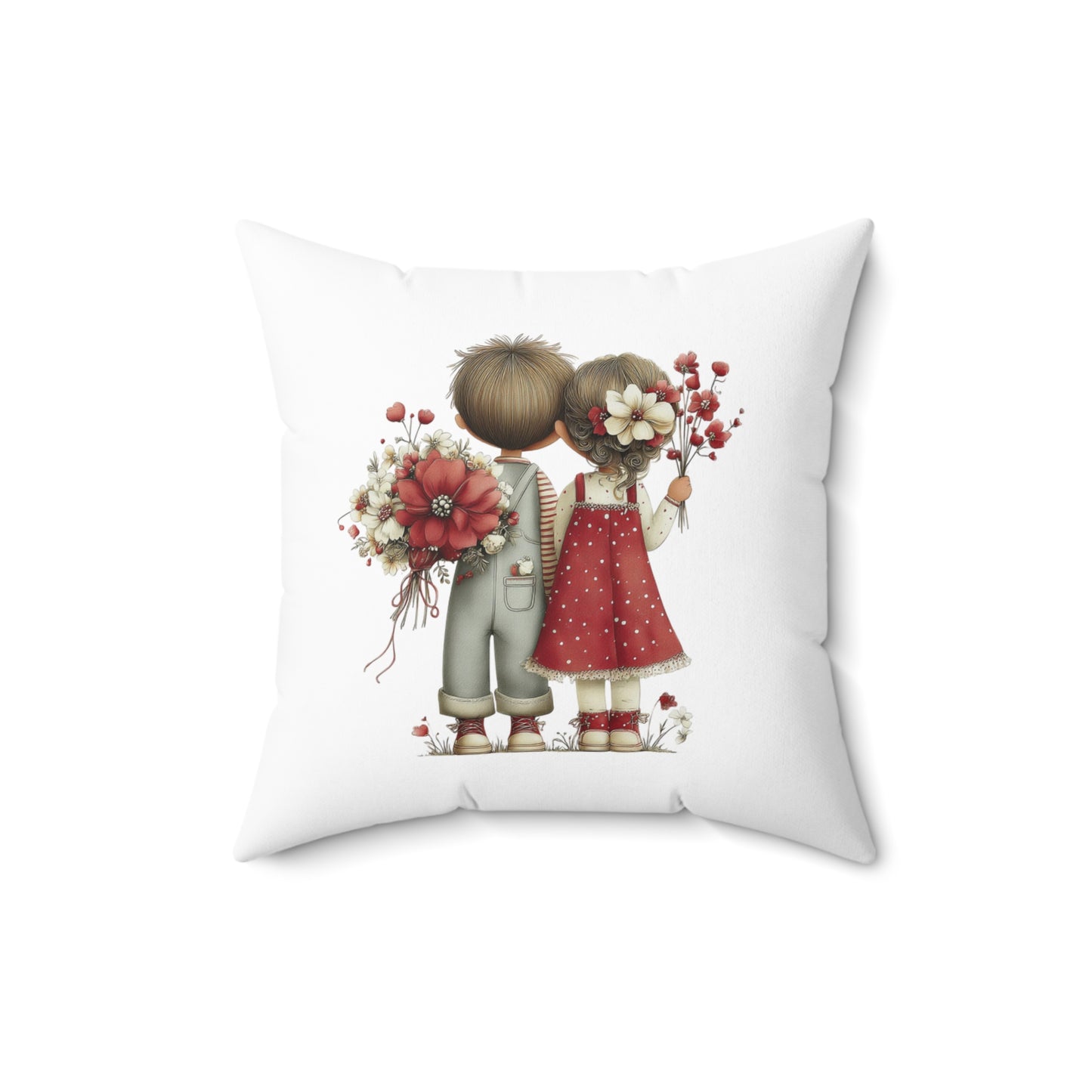 Forever Us Sweetheart Couple Valentine Pillow