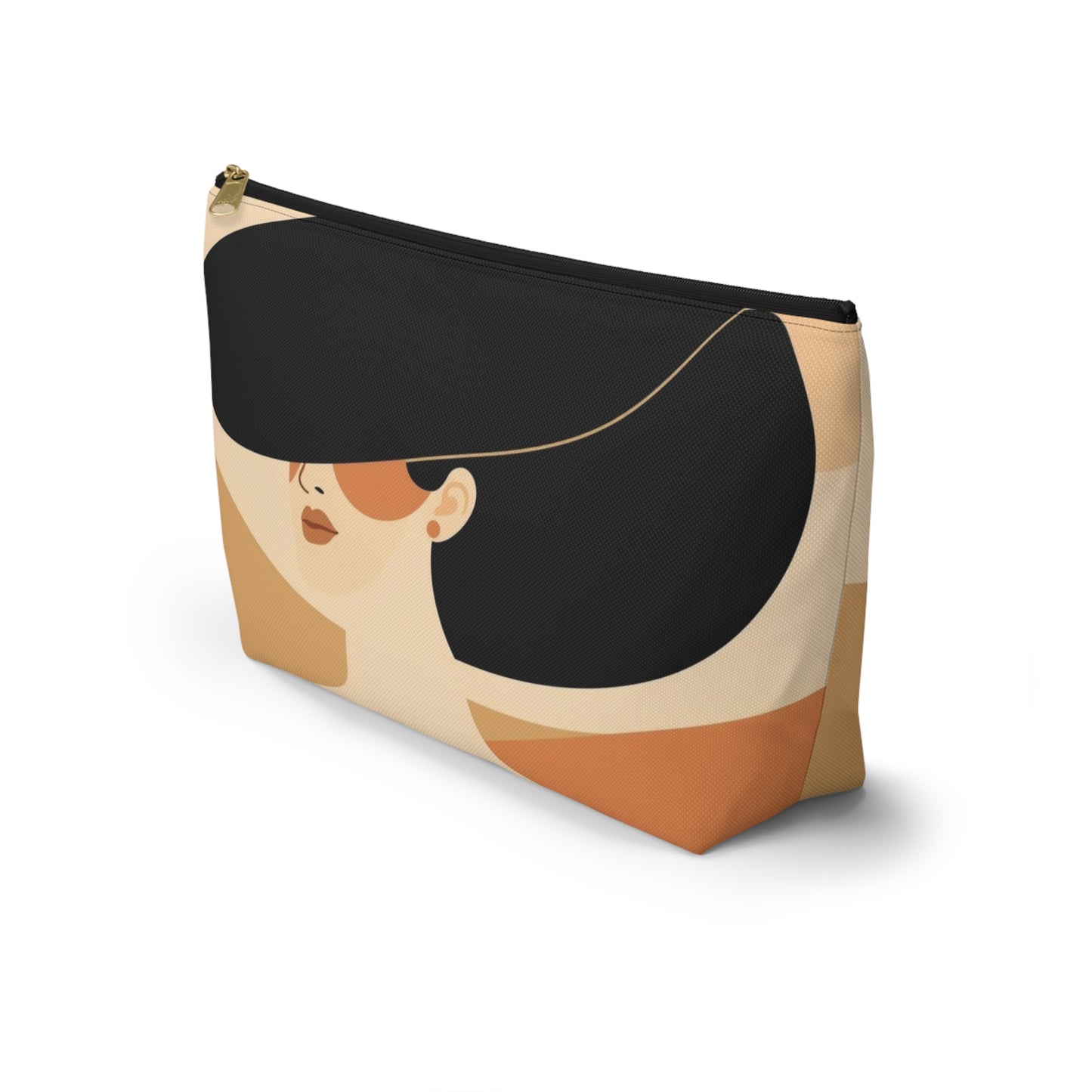 Soft Focus Modern Minimal Makeup Bag | Cosmetic Pouch