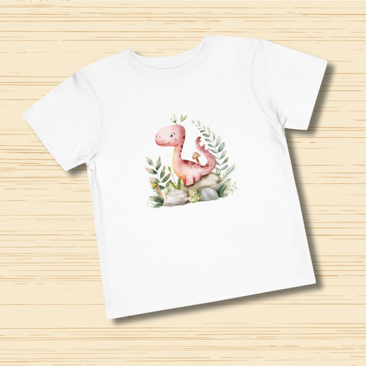 Cute Dino Days – Girls Toddler T-Shirt (2–5 Years)
