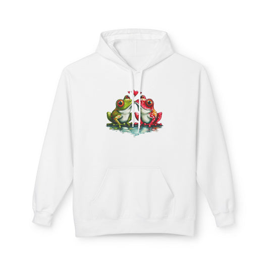 Toadally in Love - Cute Valentine Hoodie Cozy Love Illustration