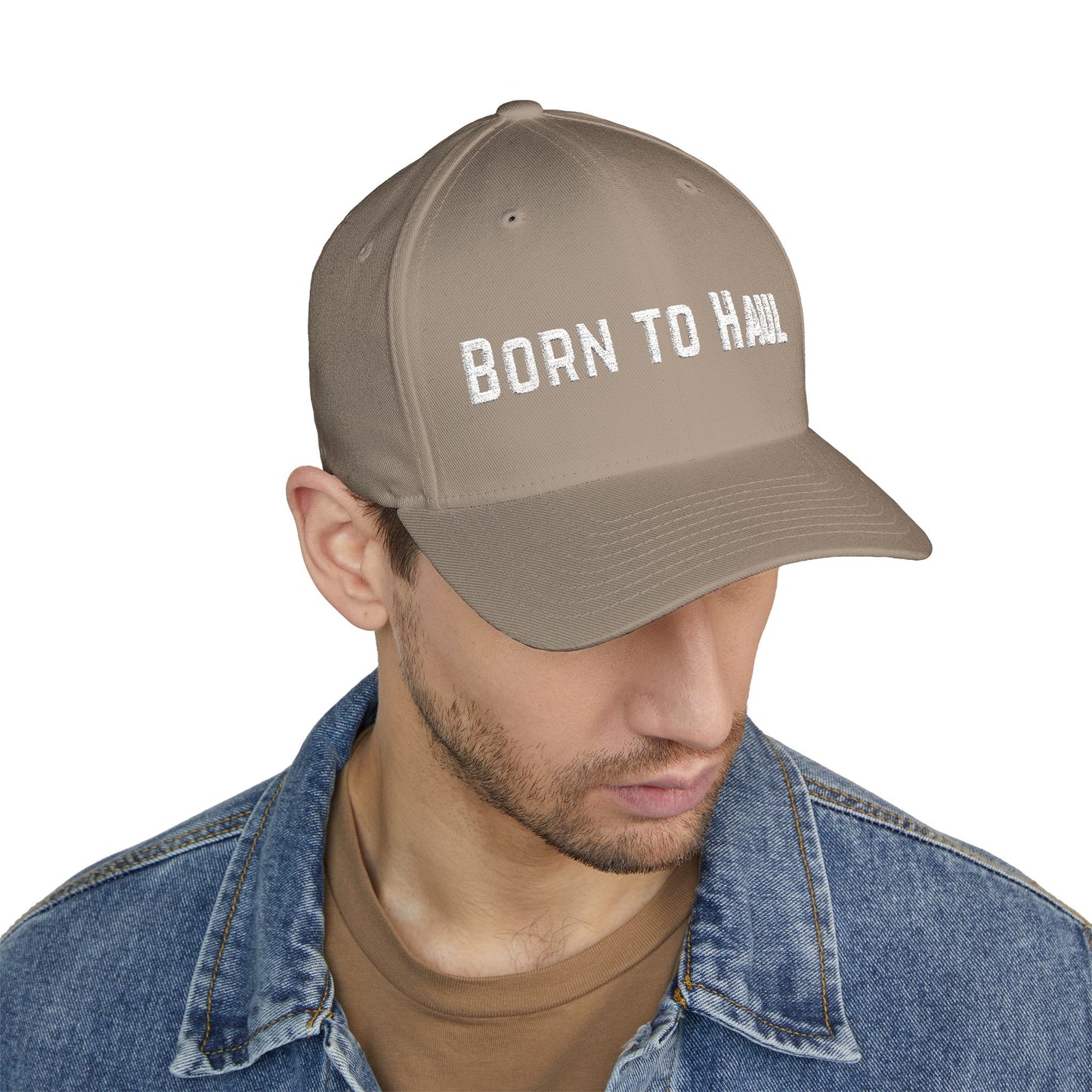 Born to Haul Embroidered Classic Trucker Cap for Men