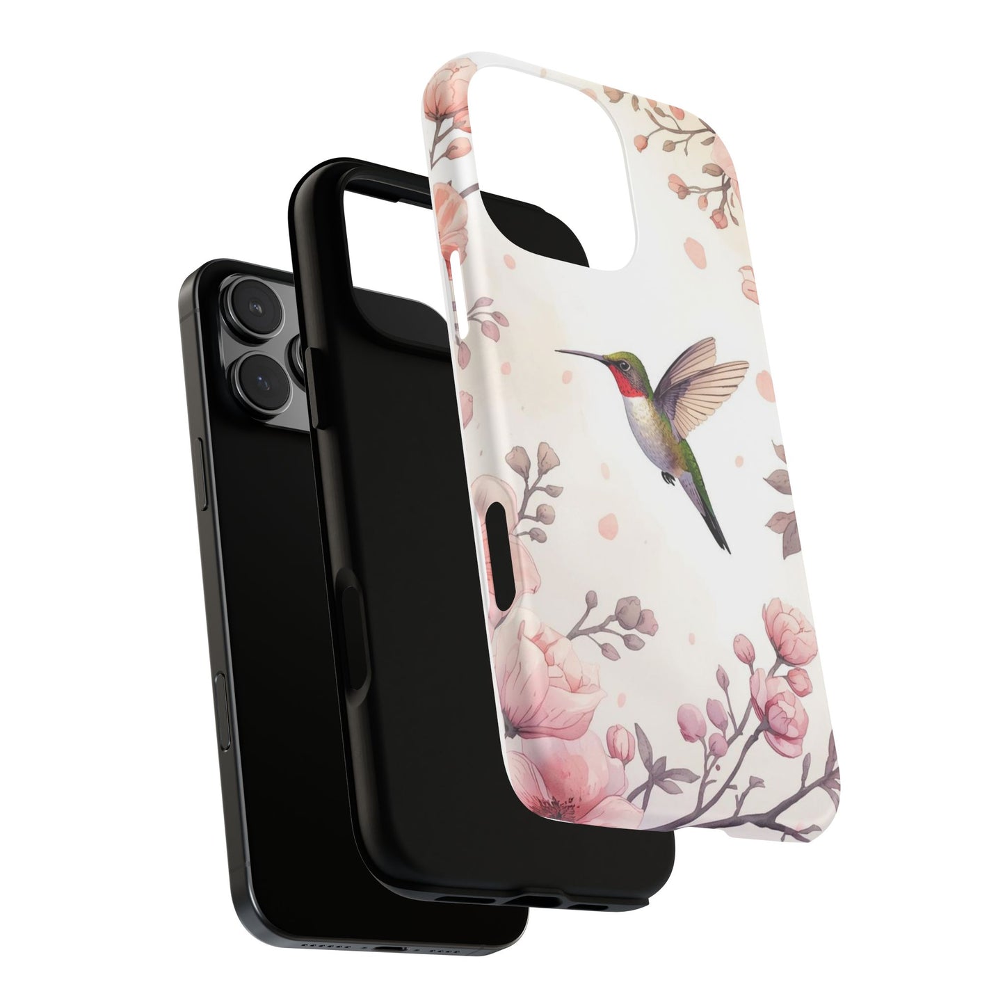 Hummingbird in Bloom Tough Protective iPhone Case