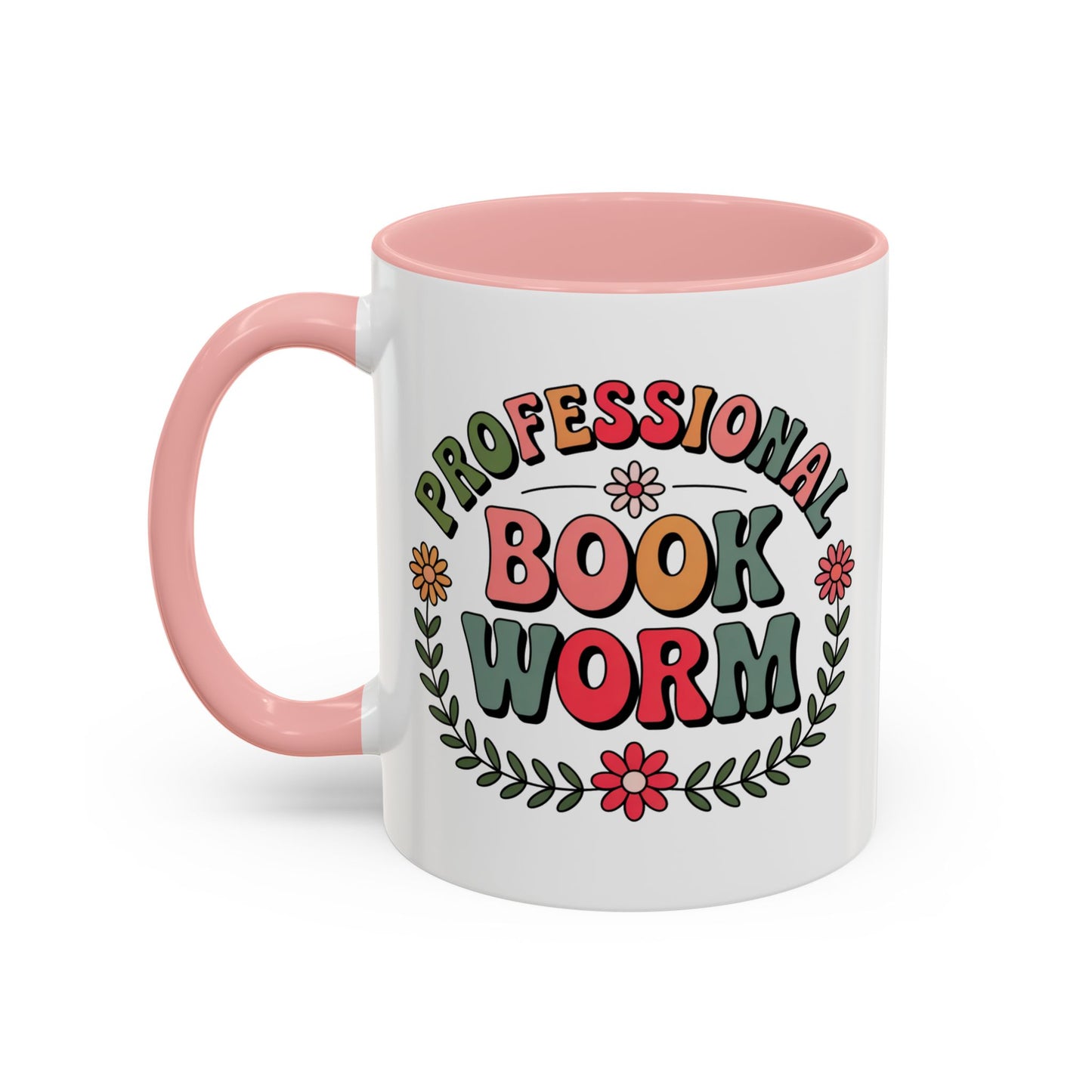 Professional Book Worm | Accent Mug Coffee Cup (11/15oz)