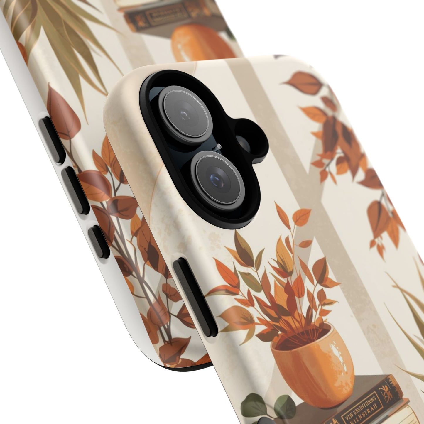 Cozy Books, Plants & Coffee Tough Protective iPhone Case