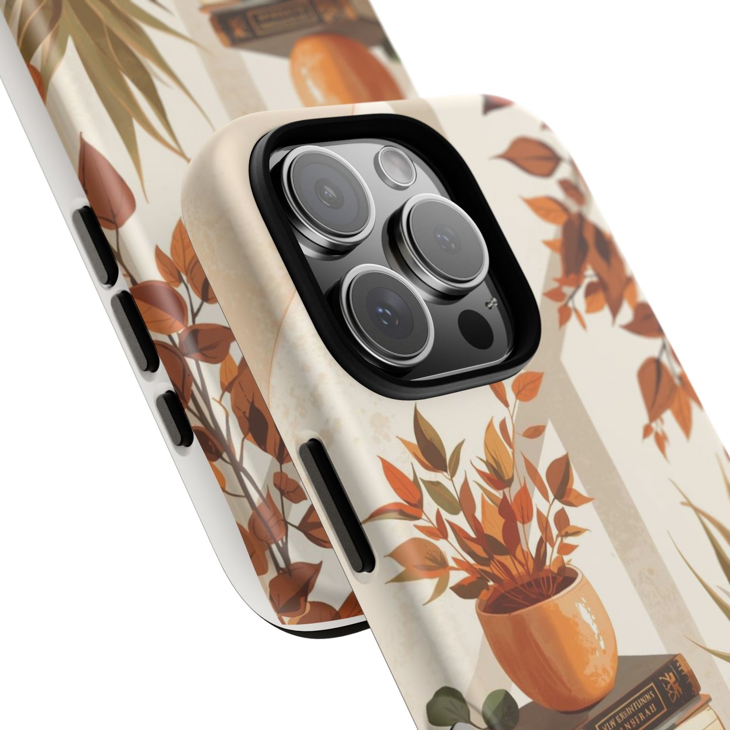 Cozy Books, Plants & Coffee Tough Protective iPhone Case