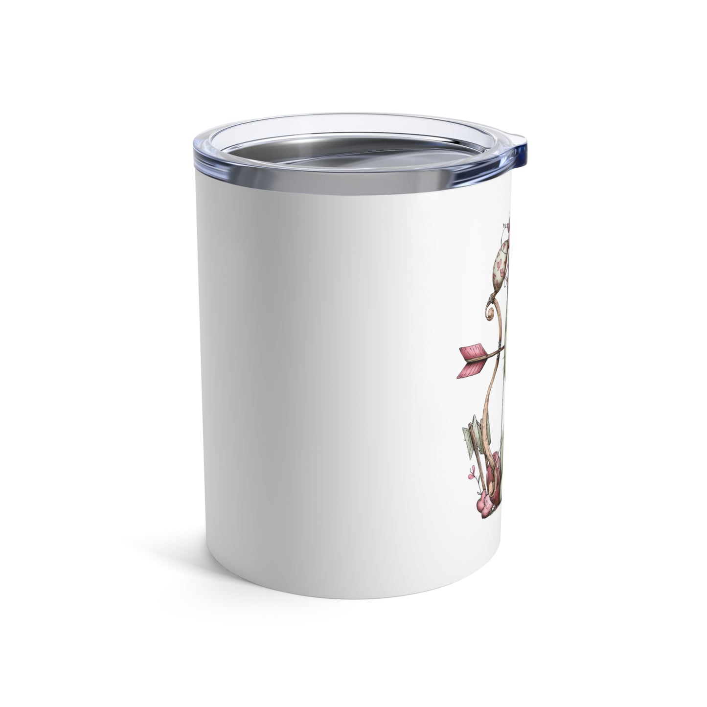 Puppy Love Tumbler – Cute Valentine’s Gift for Dog Lovers - 10oz Insulated Travel Mug