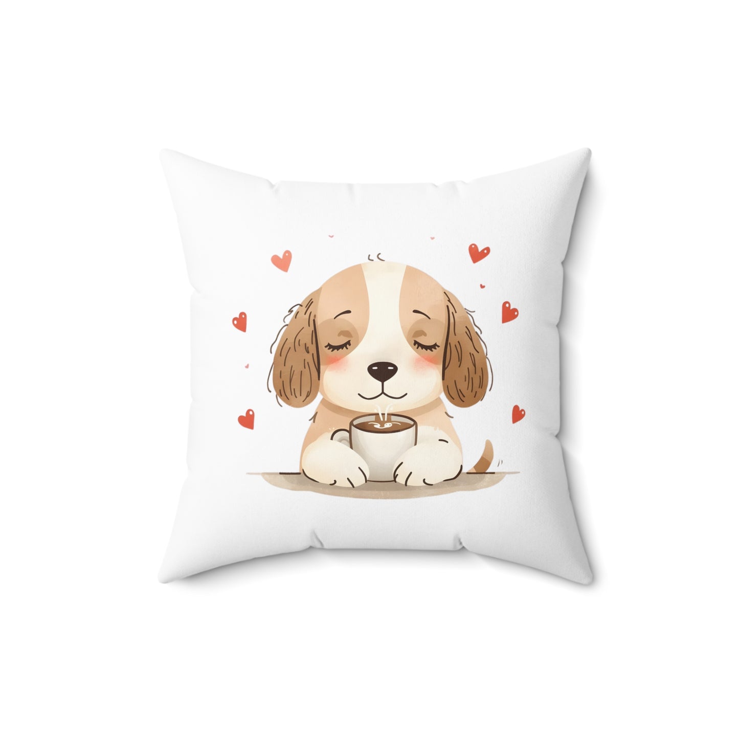 Cute Puppy Throw Pillow Dog Lovers Gift