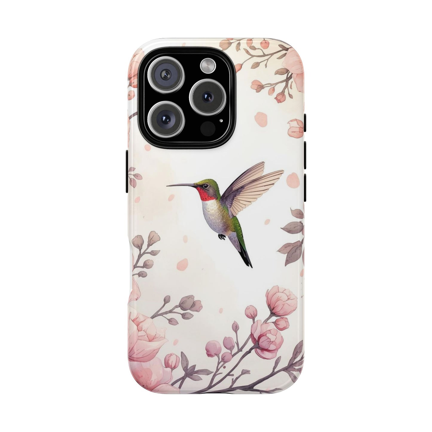 Hummingbird in Bloom Tough Protective iPhone Case