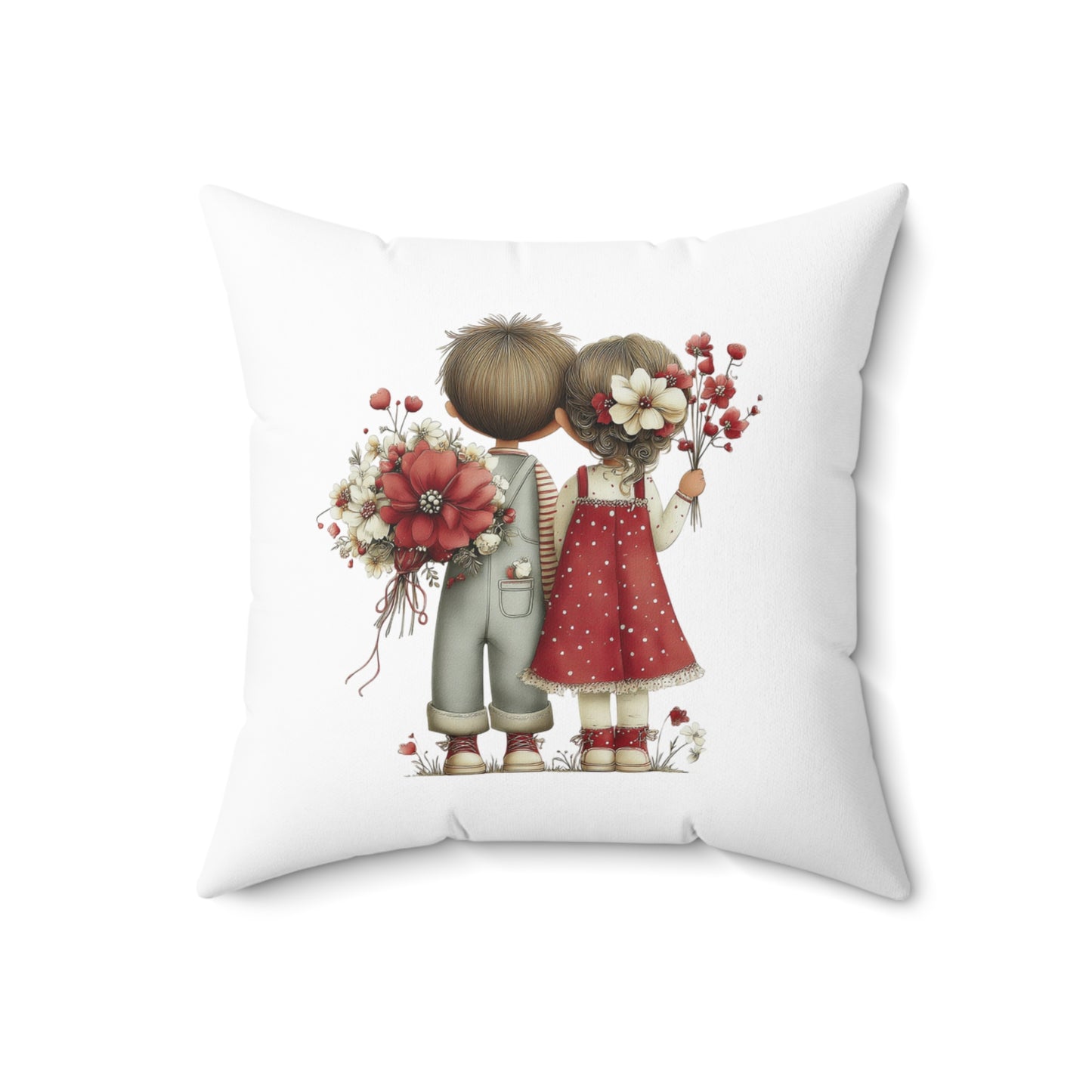 Forever Us Sweetheart Couple Valentine Pillow