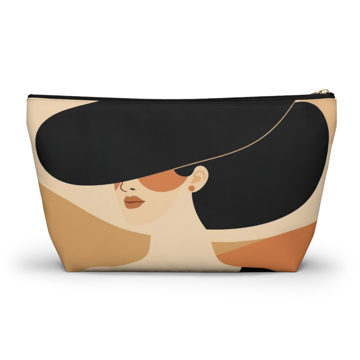 Soft Focus Modern Minimal Makeup Bag | Cosmetic Pouch