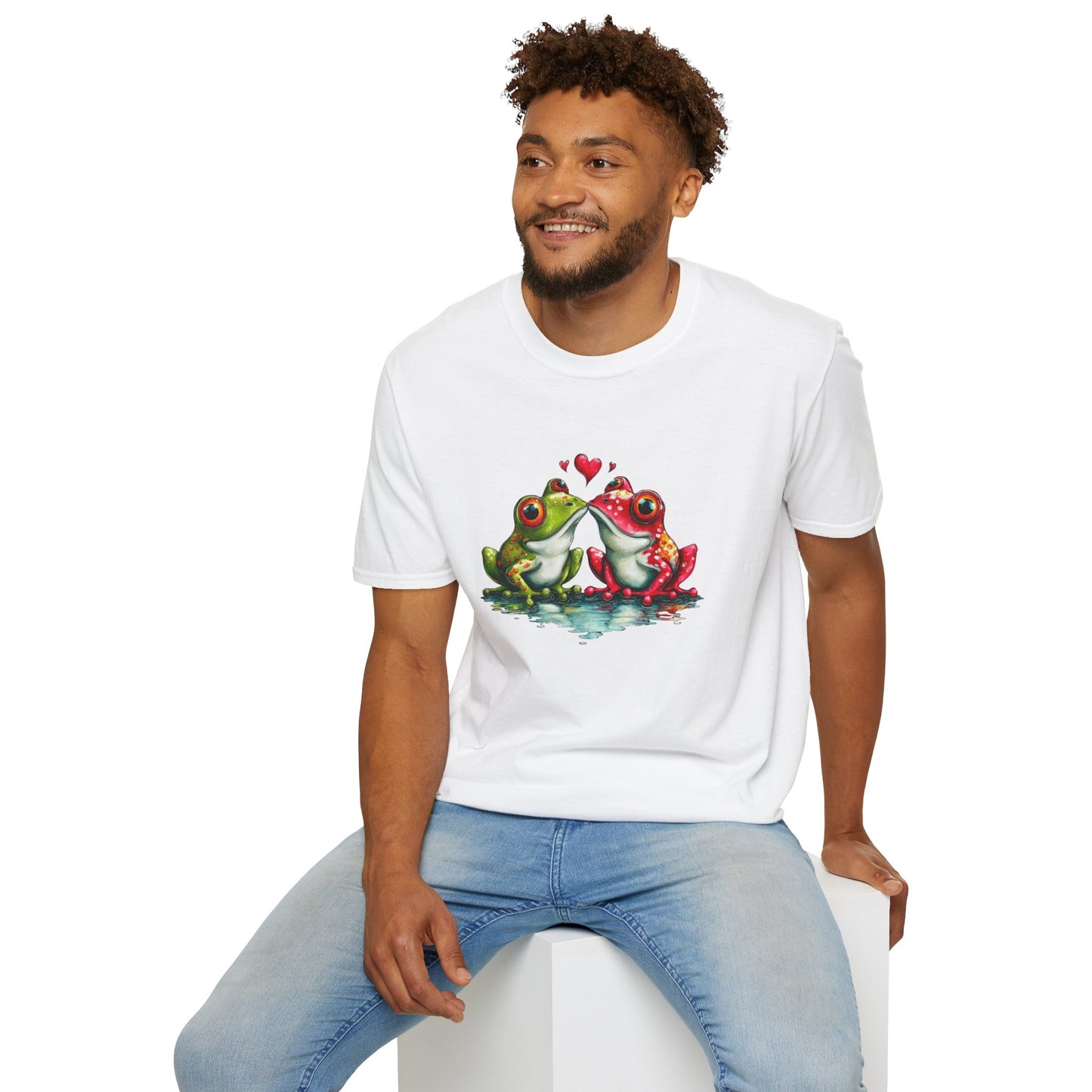 Toadally in Love Frog Romance Graphic Valentine Love T-Shirt