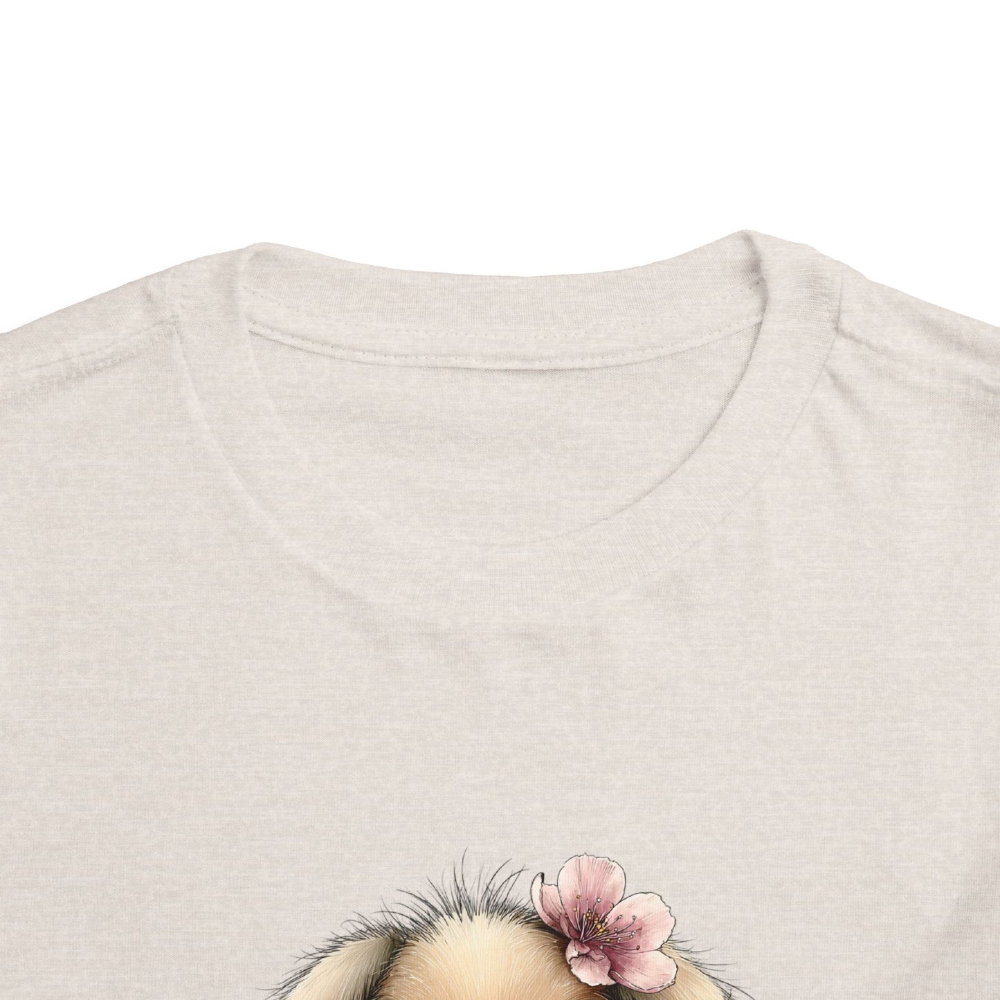 Blossom Bunny – Floral Girls Toddler T-Shirt (2–5 Years)