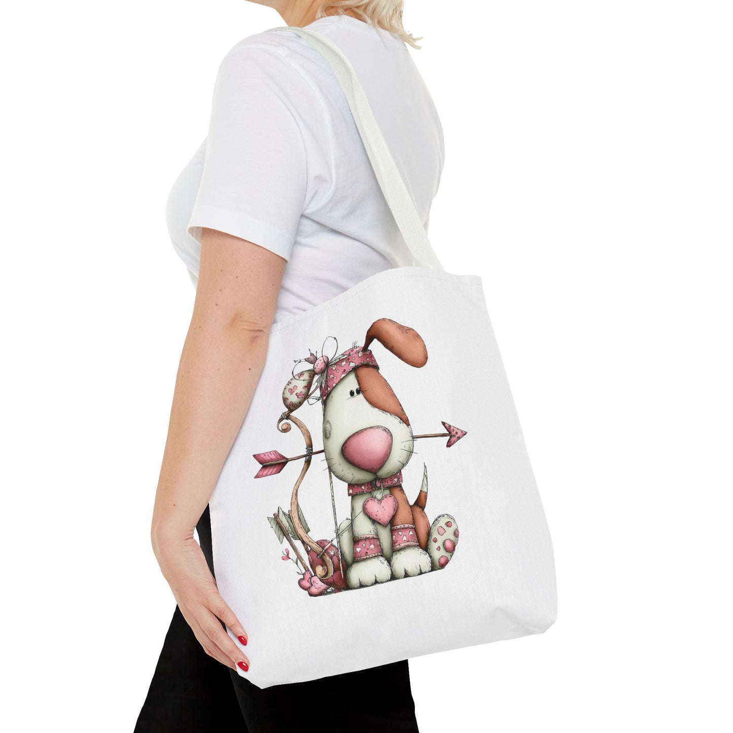 Puppy Love Tote Bag – Cute Valentine’s Gift for Dog Lovers