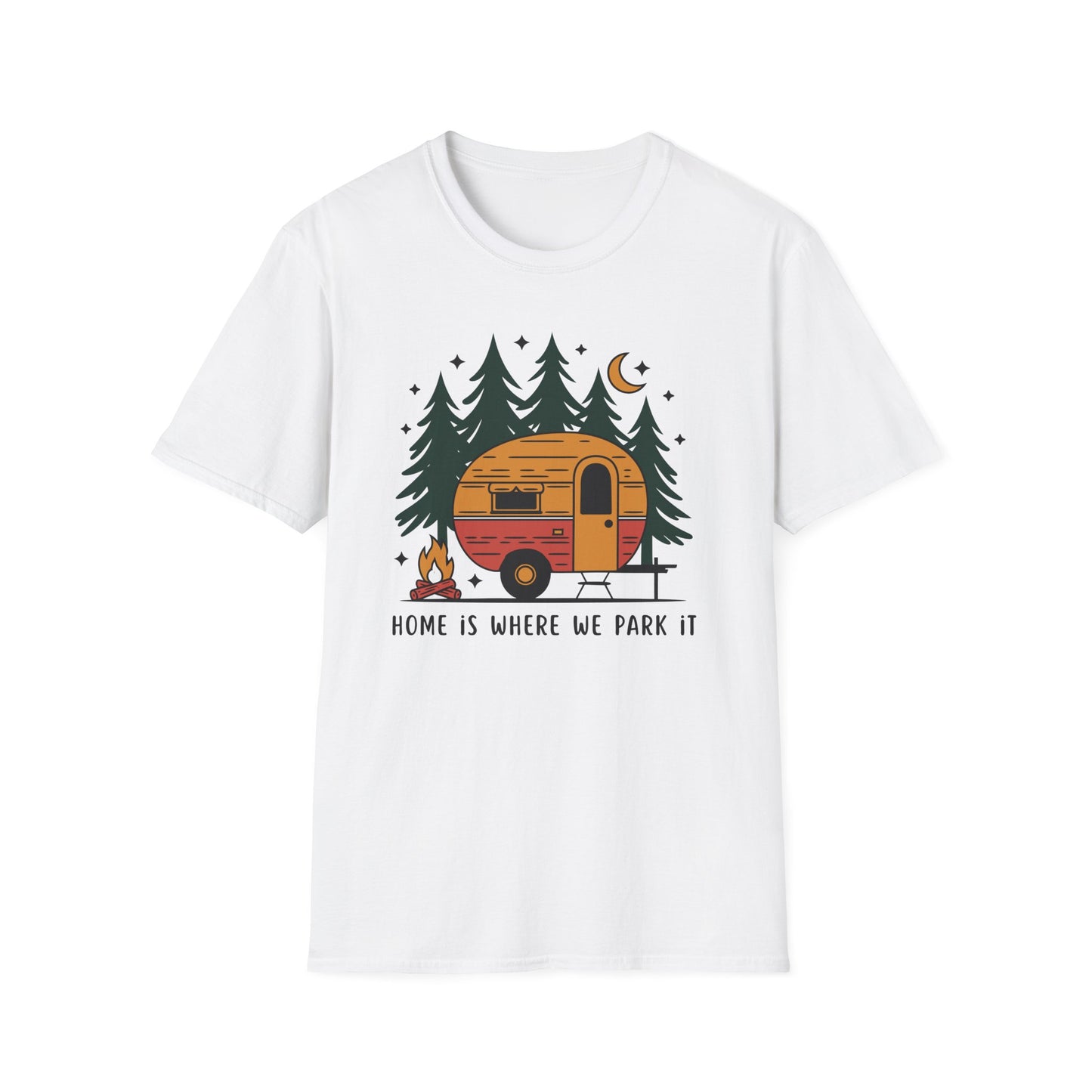 Home Is Where We Park It Tee – Road Trip & Camper Retro T-Shirt
