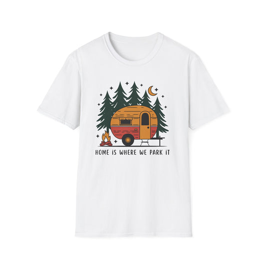 Home Is Where We Park It Tee – Road Trip & Camper Retro T-Shirt