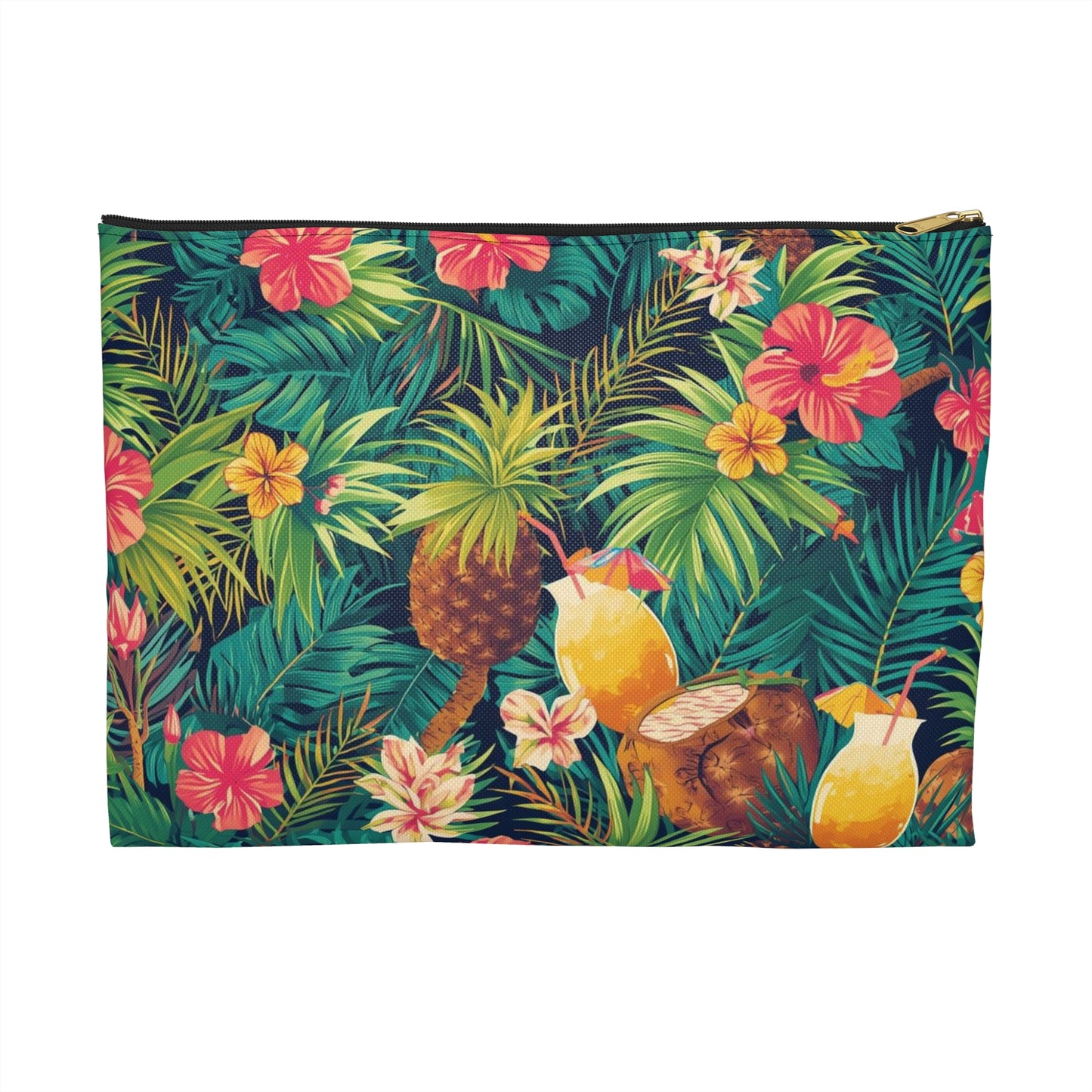 Tropical Paradise Escape Travel & Passport Pouch