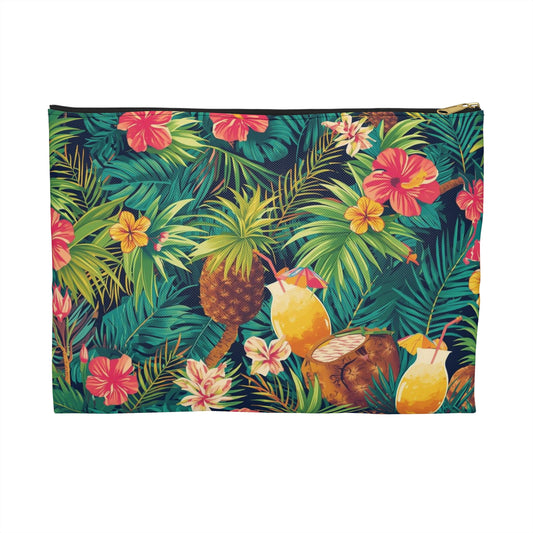 Tropical Paradise Escape Travel & Passport Pouch