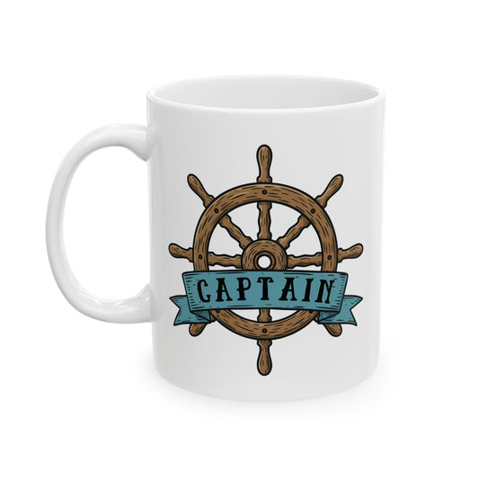 Captain Nautical Mug – Boating & Sailing Coffee Cup (11oz & 15oz)