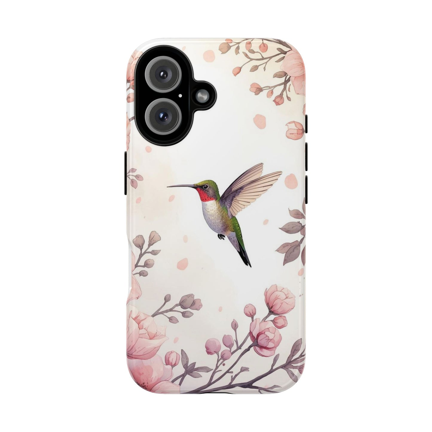 Hummingbird in Bloom Tough Protective iPhone Case